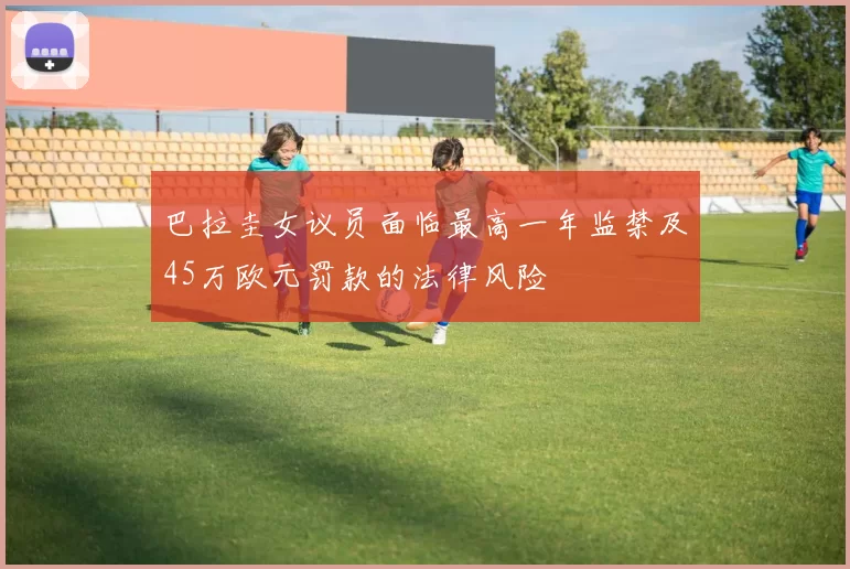 巴拉圭女议员面临最高一年监禁及45万欧元罚款的法律风险